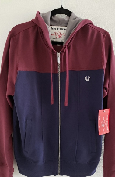 royal blue true religion hoodie